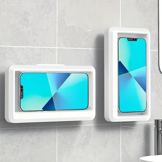 Waterproof Shower Phone Holder with Touchable Screen – Wall Mount Case for All Smartphones
